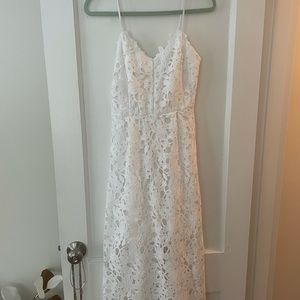 Express summer dress in white